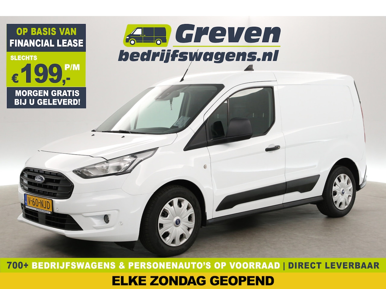 Ford Transit Connect - 1.5 EcoBlue | 100PK | Airco | Parkeersens. | Elektrpakket - AutoWereld.nl