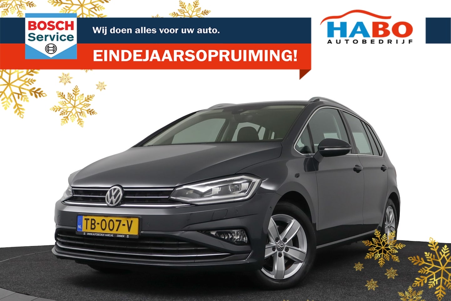 Volkswagen Golf Sportsvan - 1.5 TSI ACT HIGHLINE DSG-7 AUTOMAAT ECC/ADAPTIVE.CRUISE/NAV/CAMERA/STOEL.VERWARM/WEGKLAPB. - AutoWereld.nl