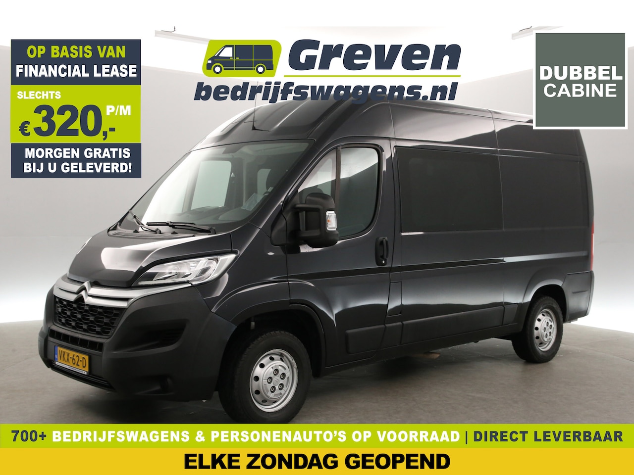 Citroën Jumper - 30 2.2 BlueHDi L2H2 | DC | Airco | Camera | Cruise | 2500kg | Trekh. | Navigatie - AutoWereld.nl