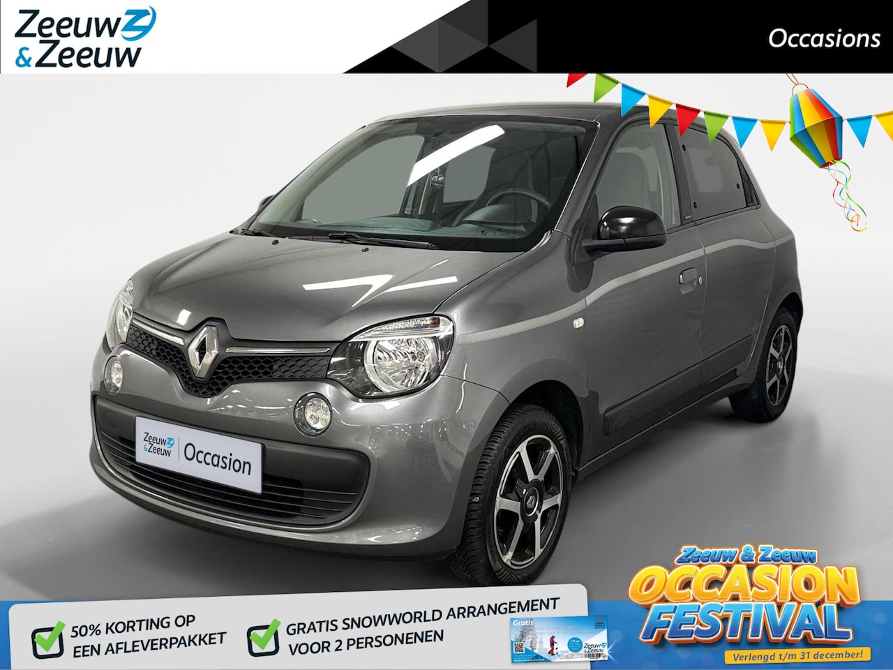 Renault Twingo - 1.0 SCe Limited AIRCO CRUISE CONTROLE LM VELGEN HOGE INSTAP BLUETOOTH 5 DEURS 12 MAANDEN G - AutoWereld.nl
