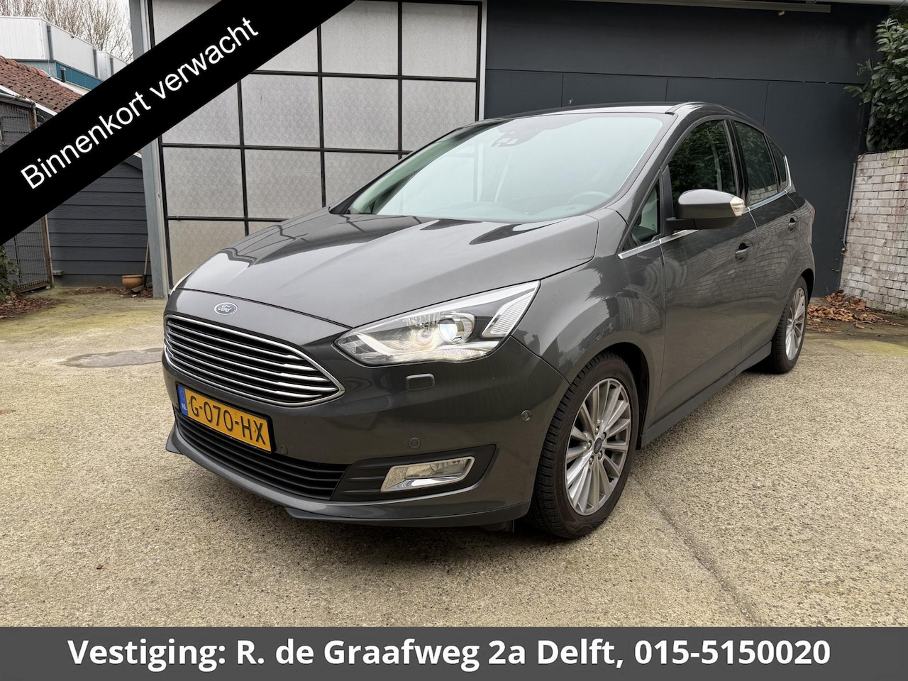 Ford C-Max - 1.0 Titanium | Stuur & Vooruit verwarming | Navigatie | Parkeersensoren Voor & Achter | Tr - AutoWereld.nl