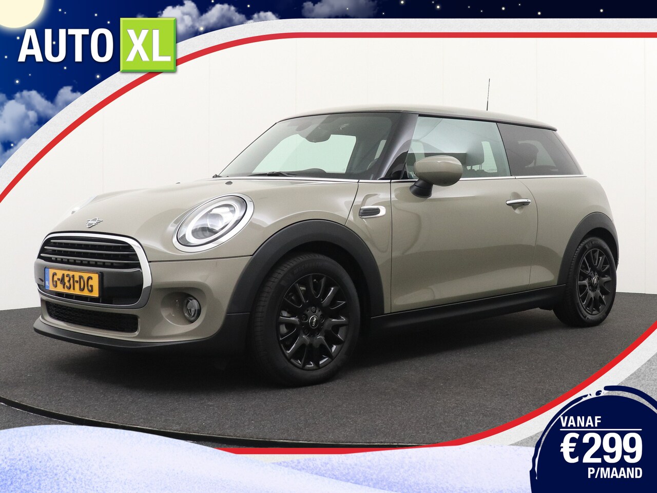 MINI Cooper - Mini 1.5 136 PK Pepper Union-Jack Climate Navi Stoelverw. Pdc - AutoWereld.nl