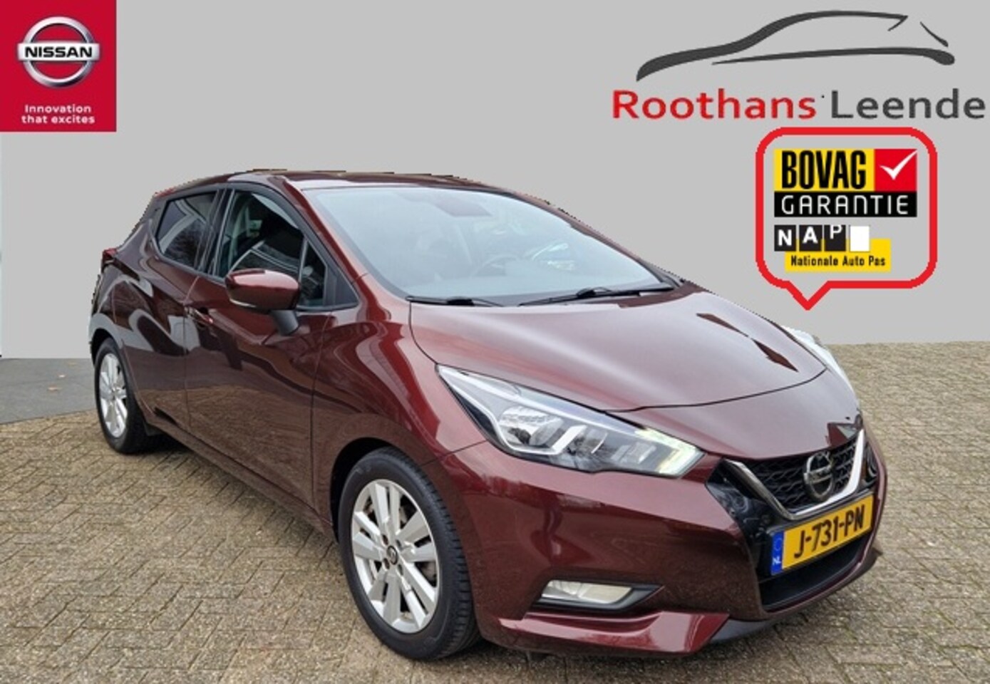 Nissan Micra - 1.0 100PK IG-Turbo X-Tronic A/T N-Connecta - Android Auto & Apple CarPlay - AutoWereld.nl