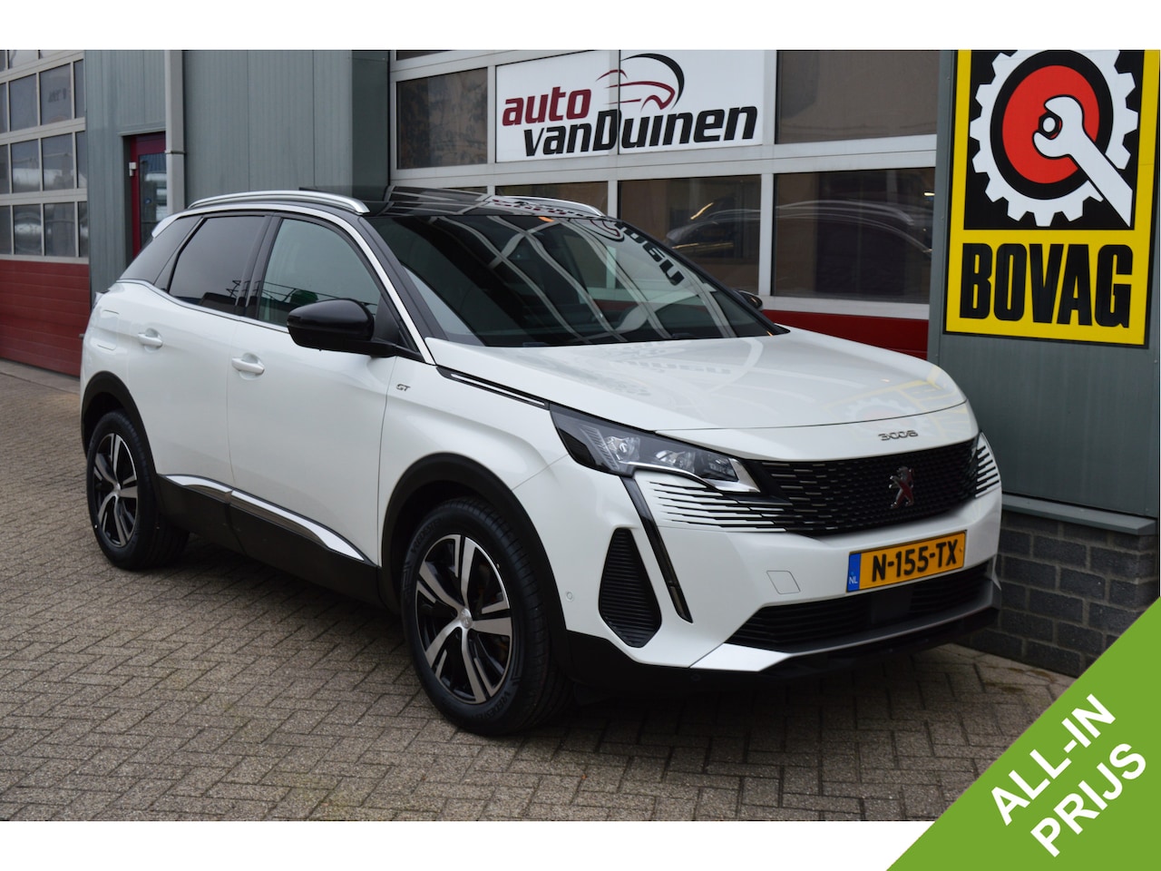 Peugeot 3008 - 1.2 PureTech GT O.a: Pano, LED, Camera, Carplay, ACC, Clima, Navi, Etc. All-in prijs! - AutoWereld.nl