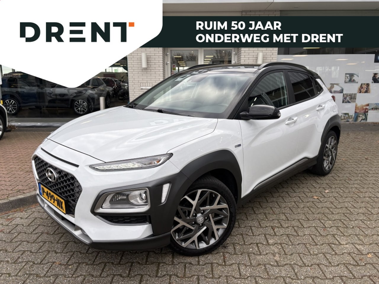 Hyundai Kona - 1.6 GDI HEV Premium | Stuur + Stoelverwarming | Trekhaak | - AutoWereld.nl