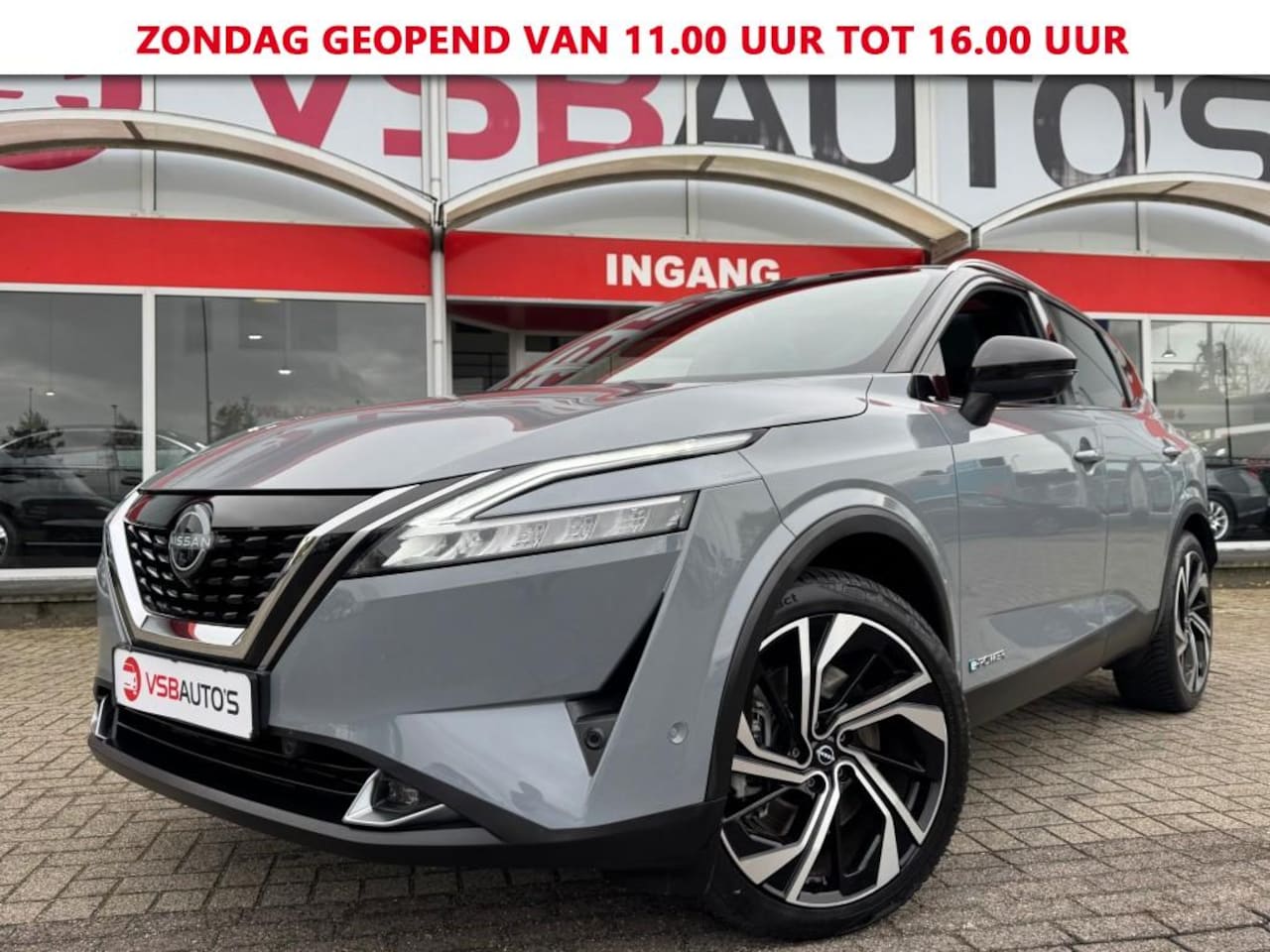 Nissan Qashqai - 1.5 V-CT E-POWER 190PK AUT. TEKNA+ LEER PANO-DAK NAVI CAMERA CARPLAY - AutoWereld.nl