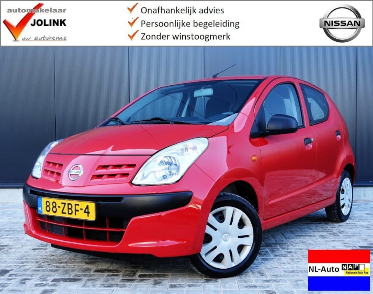 Nissan Pixo - 1.0i Visia I NL-Auto I 1e Eig. I 100% dealer I 52.000 km NAP I - AutoWereld.nl
