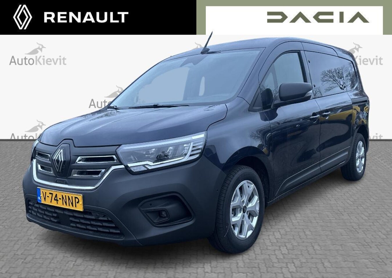 Renault Kangoo E-Tech - Advance L2 44 kWh DC -  EASY LINK navi - 16\" lichtmetalen velgen - achterdeuren met ruite - AutoWereld.nl
