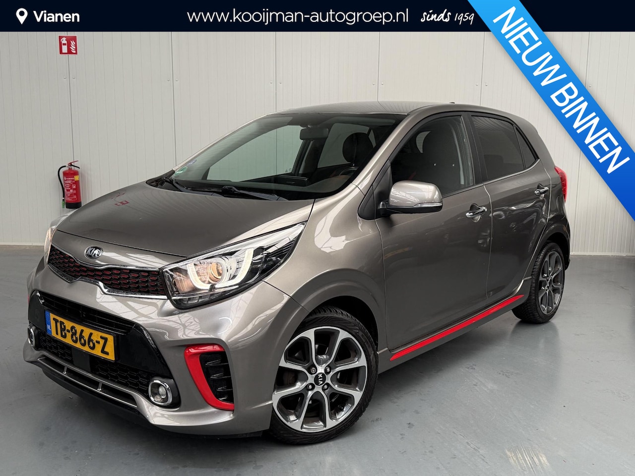 Kia Picanto - 1.0 T-GDI GT-Line 5Z, 100 PK, NL Auto, Full Option, Garantie tot 2028! - AutoWereld.nl
