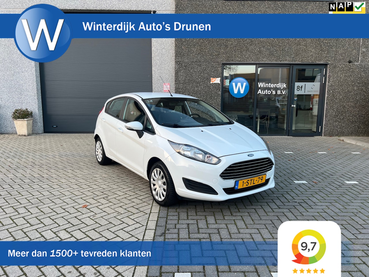 Ford Fiesta - 1.0 Style Airco, 5 Deurs, Navigatie, NAP - AutoWereld.nl
