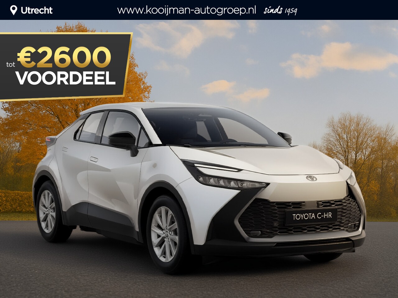 Toyota C-HR - 2.0 Plug-in Hybrid 220 Active €37.395,- RIJKLAAR! Nu €2.600,- voordeel! Nu extra scherp ge - AutoWereld.nl