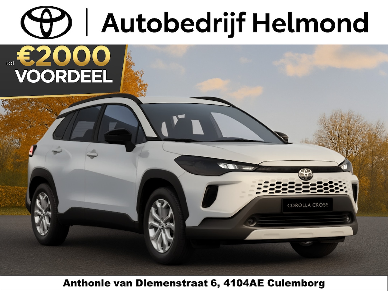 Toyota Corolla Cross - Hybrid 140 Active €37.495,- RIJKLAAR! Nu €2.000,- voordeel! Nu extra scherp geprijsd! - AutoWereld.nl
