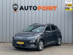 Hyundai Kona Electric - EV Premium 64 kWh FASE 3 SOH100%| TREKHAAK |STOEL.VRM+VERKOELING|LEER|KEYLESSGO|HEADUP|STU