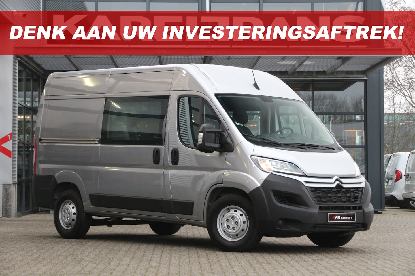 Fiat Ducato - 2.2 BlueHDi 140 | DC | L2H2 | 8.800KM | Navi | Camera | Cruise | Airco.. - AutoWereld.nl