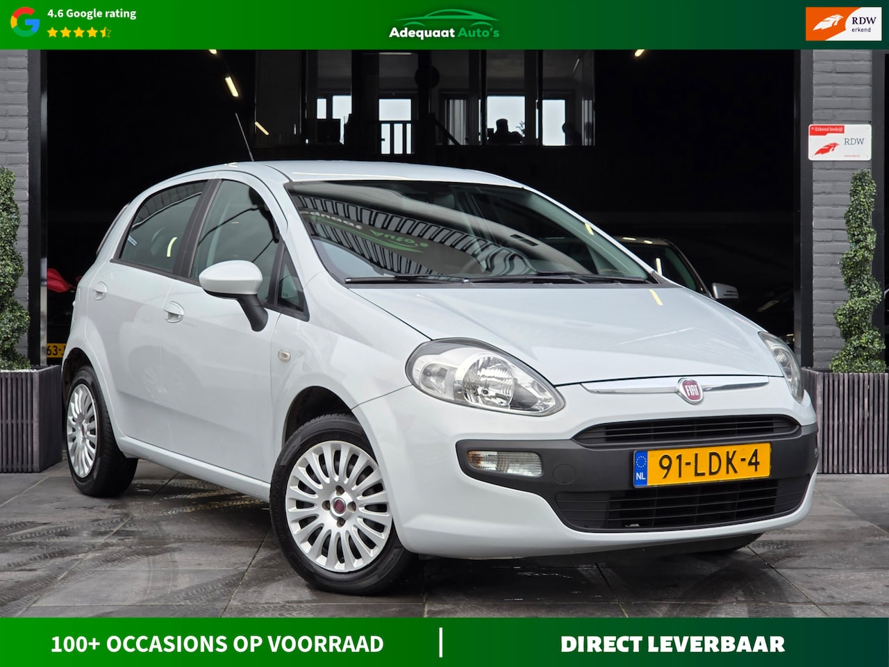 Fiat Punto Evo - 1.4Dynamic|Trekhaak|Airco|El.Ramen|NAP|Cruise - AutoWereld.nl