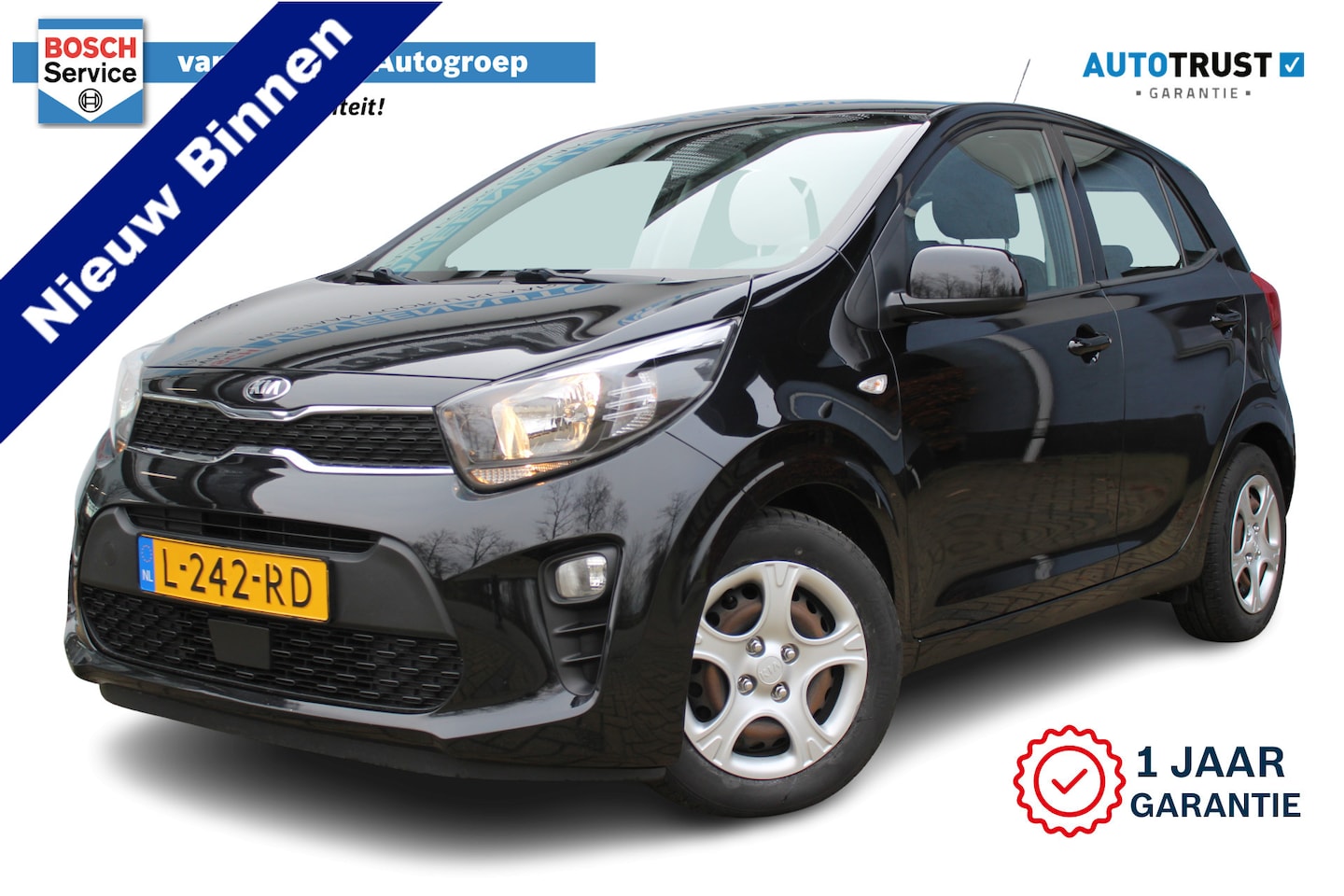 Kia Picanto - 1.0 DPi ComfortLine | Automaat | Incl. 12 maanden Garantie | Cruise control | Airco | Blue - AutoWereld.nl