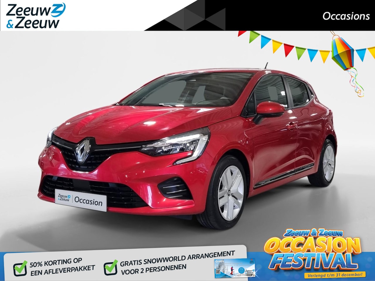 Renault Clio - 1.0 TCe Zen * 1e Eigenaar * Dealeronderhouden * Trekhaak * Carplay * Cruise Control * 12 M - AutoWereld.nl