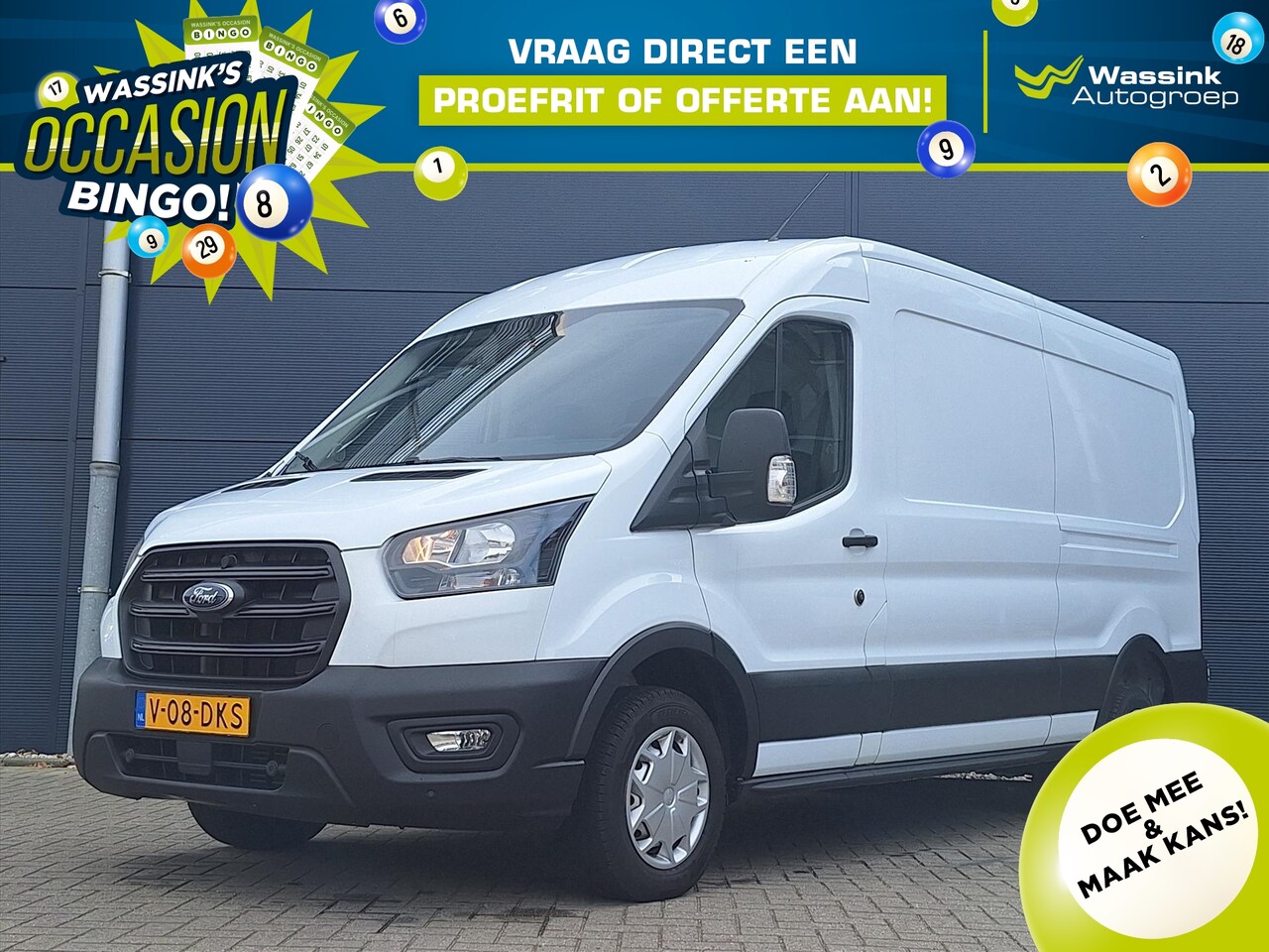 Ford Transit - GB 310 L3H2 TDCi 130pk FWD Trend | Navigatie | Parkeersensoren | - AutoWereld.nl