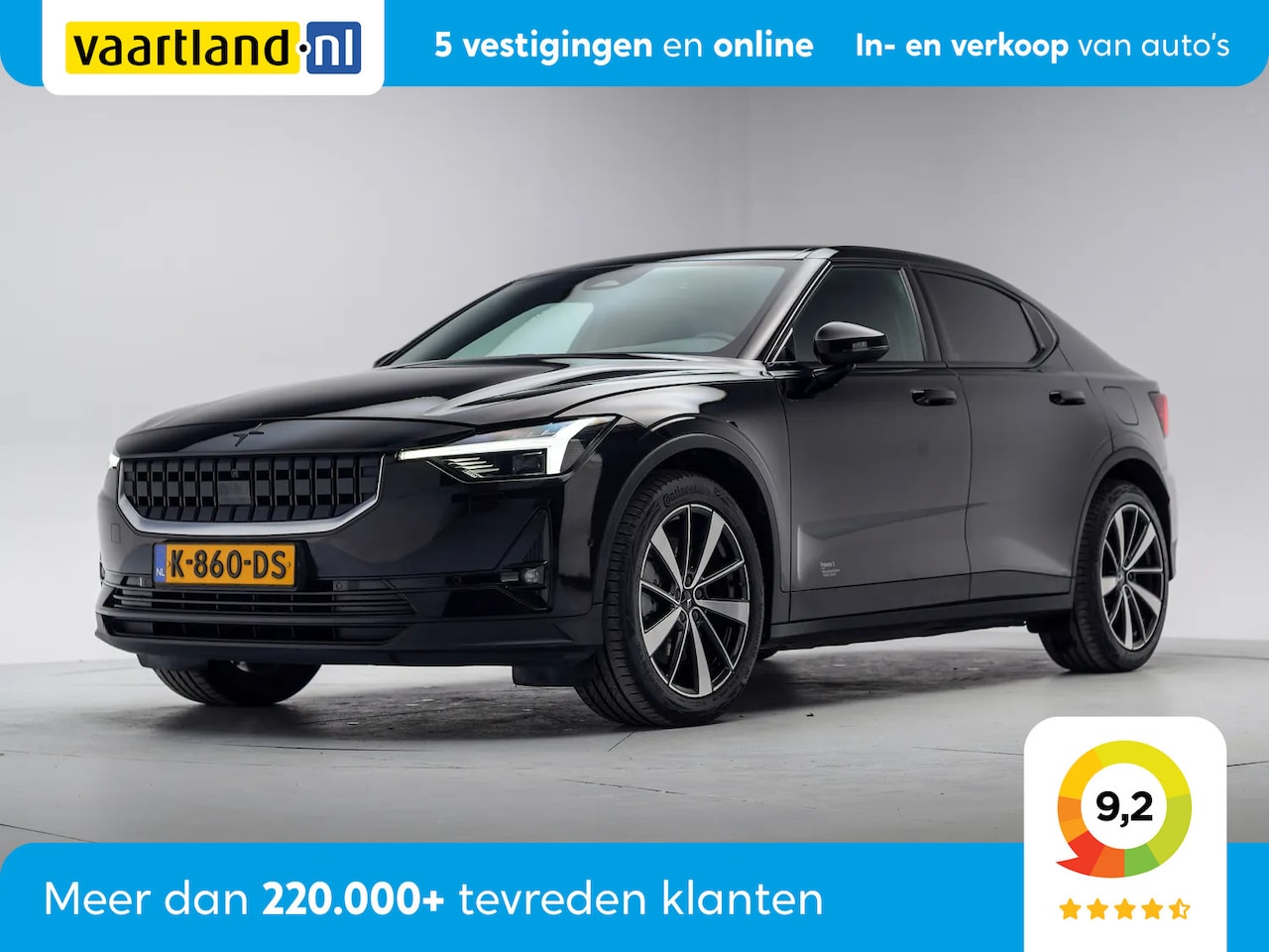 Polestar 2 - LaunchEdition 78kWh [ Panoramadak Stuur-stuurwielverwarming ] - AutoWereld.nl