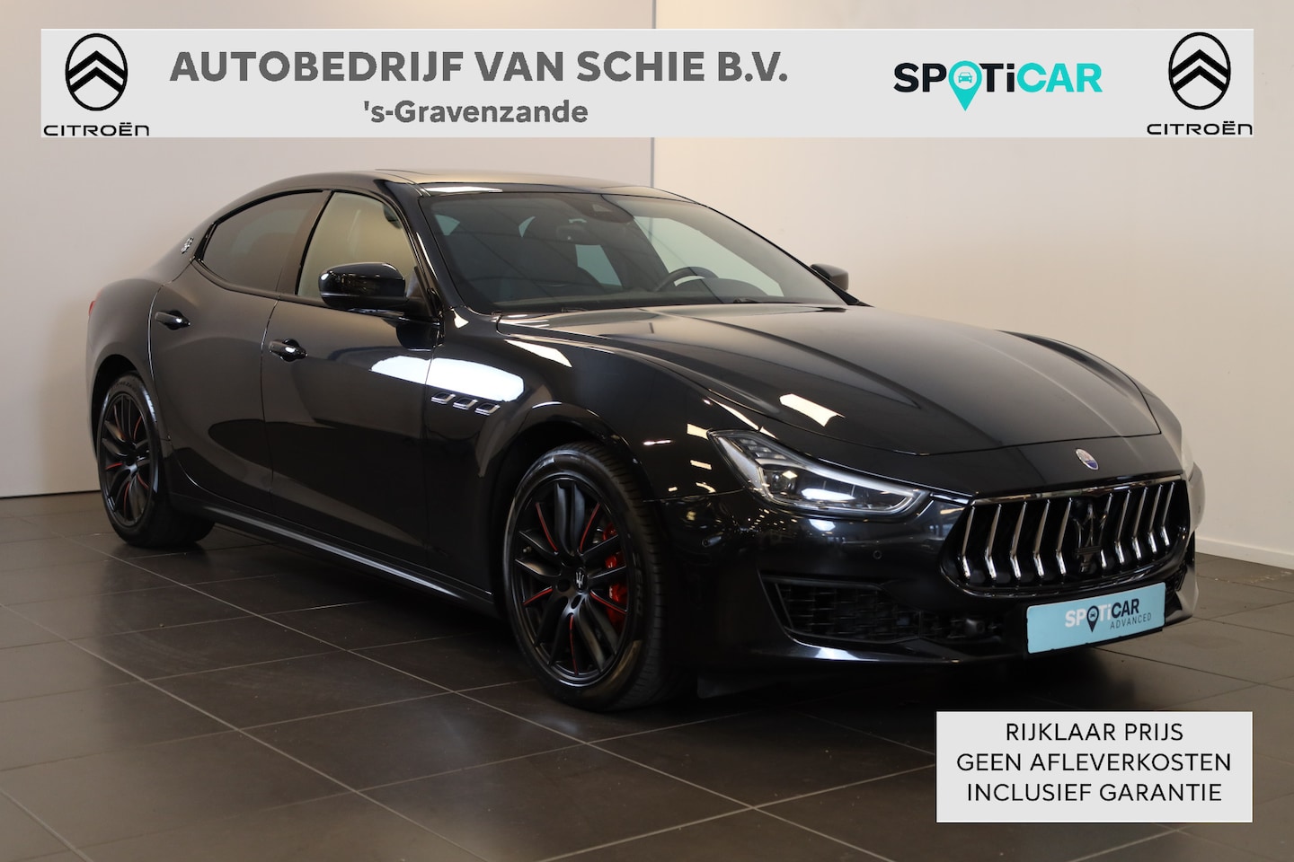Maserati Ghibli - 3.0 V6 Ribelle 1 of 200 | Harman Kardon | 350PK | Carplay | Alcantara | Leder - AutoWereld.nl
