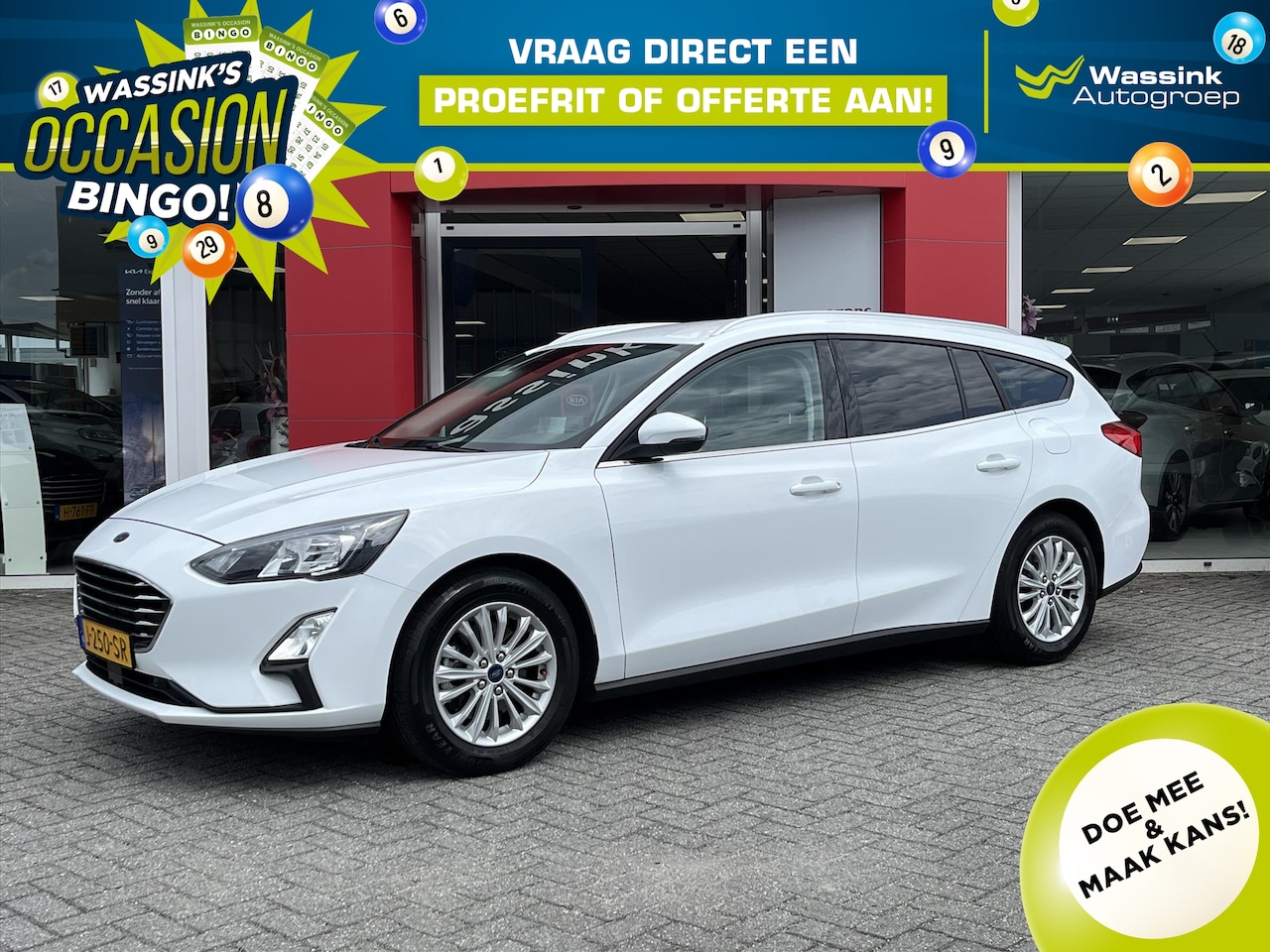 Ford Focus Wagon - 1.0 Hybrid Automaat 125pk Titanium X Business | Head up display | Navigatie | Stoel en stu - AutoWereld.nl