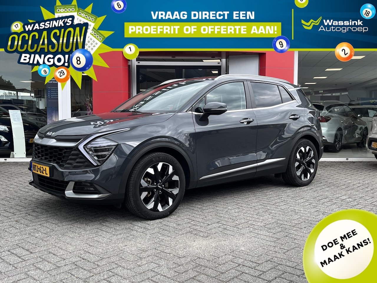 Kia Sportage - 1.6 T-GDi 265pk Plug-In Hybrid AT6 4WD DynamicLine I Adaptive Cruise I Elektrische Stoelen - AutoWereld.nl