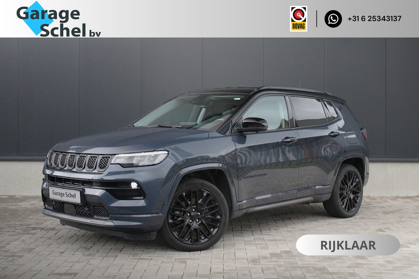Jeep Compass - 4xe 240 Plug-in Hybrid Electric S - Leder - ACC - 360 camera - Navi - Blind Spot - LED - S - AutoWereld.nl
