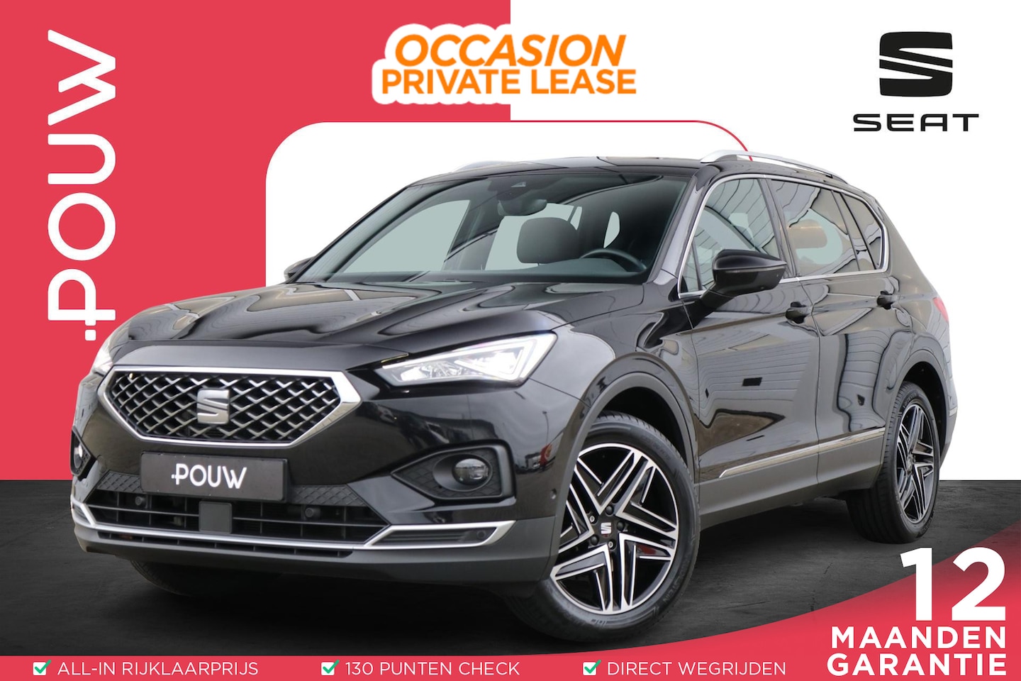 SEAT Tarraco - 1.5 TSI 150pk DSG Xcellence | Trekhaak | Achteruitrijcamera | Navigatie | Stoelverwarming - AutoWereld.nl