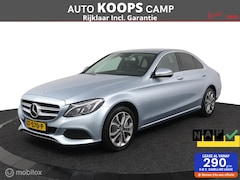 Mercedes-Benz C-klasse - 350 e Lease Edition Plug in Hybride | Clima | Zwart-leder | Cruise | Luchtvering | Led | P