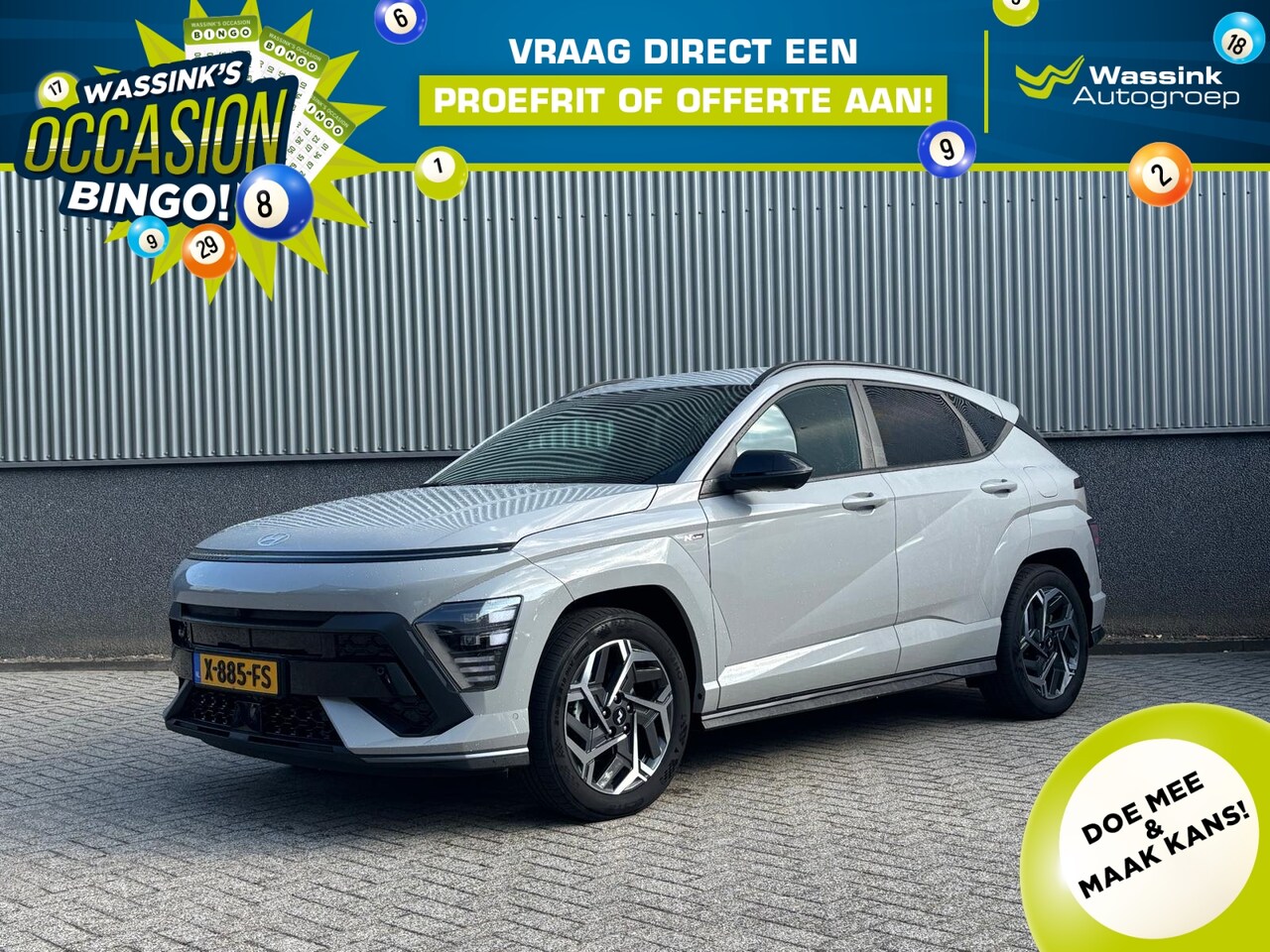 Hyundai Kona - 1.6 GDI HEV 141pk DCT N-Line | Trekhaak | Adaptive Cruise Control | 360° Camera | Stoelver - AutoWereld.nl