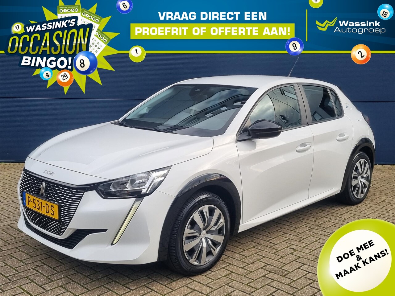 Peugeot e-208 - EV 50kWh 136pk Active | Cruise Control | Apple Carplay | Climate Control | Dealer Onderhou - AutoWereld.nl