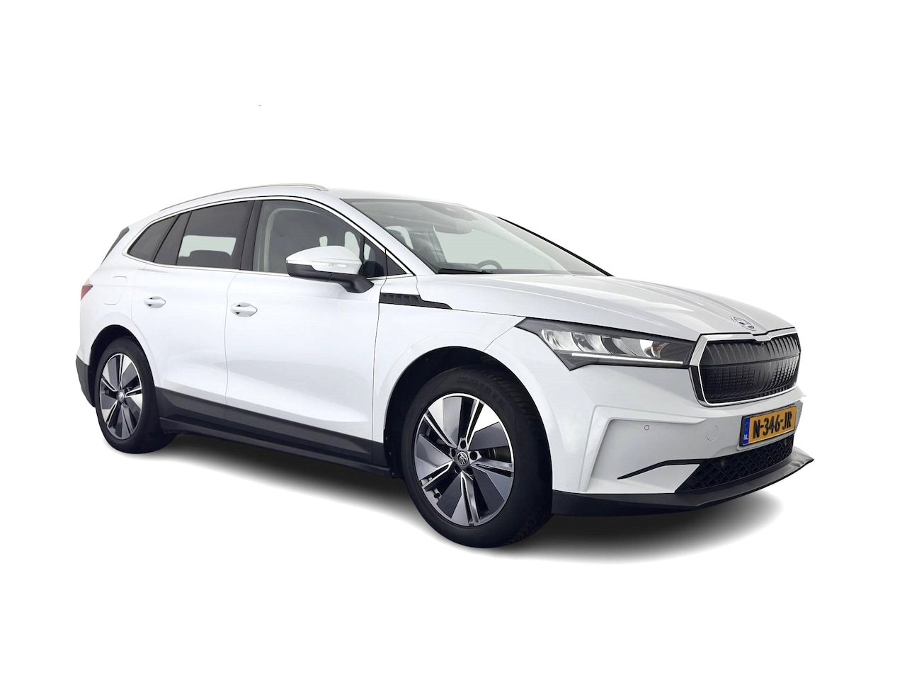 Skoda Enyaq iV - 80 {SOH-90%} [ 3-Fase ] (INCL-BTW) *LEATHER-FABRIC | FULL-LED | DIGI-COCKPIT | CAMERA | KE - AutoWereld.nl