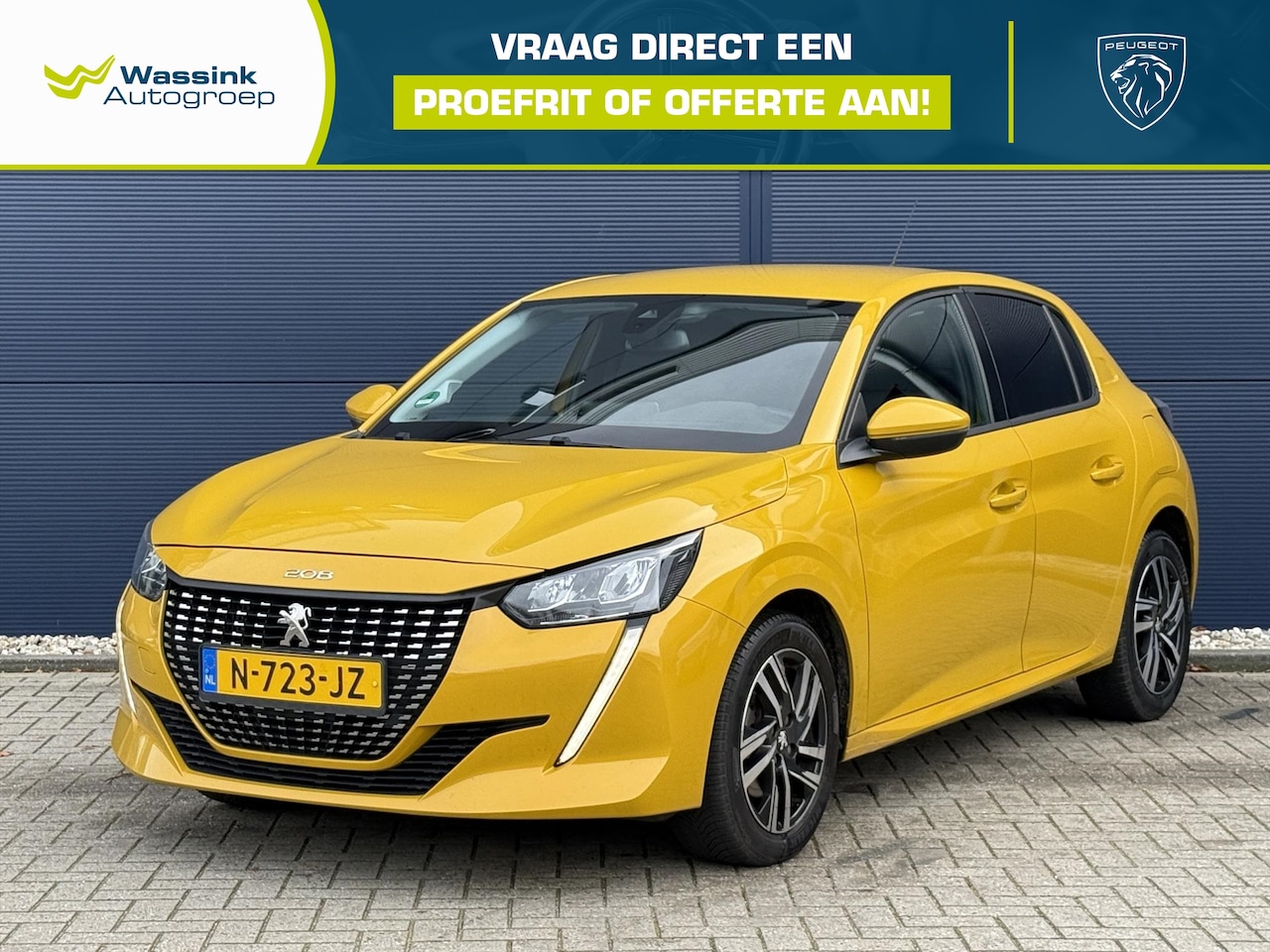 Peugeot 208 - 1.2 PureTech 100pk Allure | Navigatie | Carplay | DAB | Keyless entry | Lage kmstand! - AutoWereld.nl