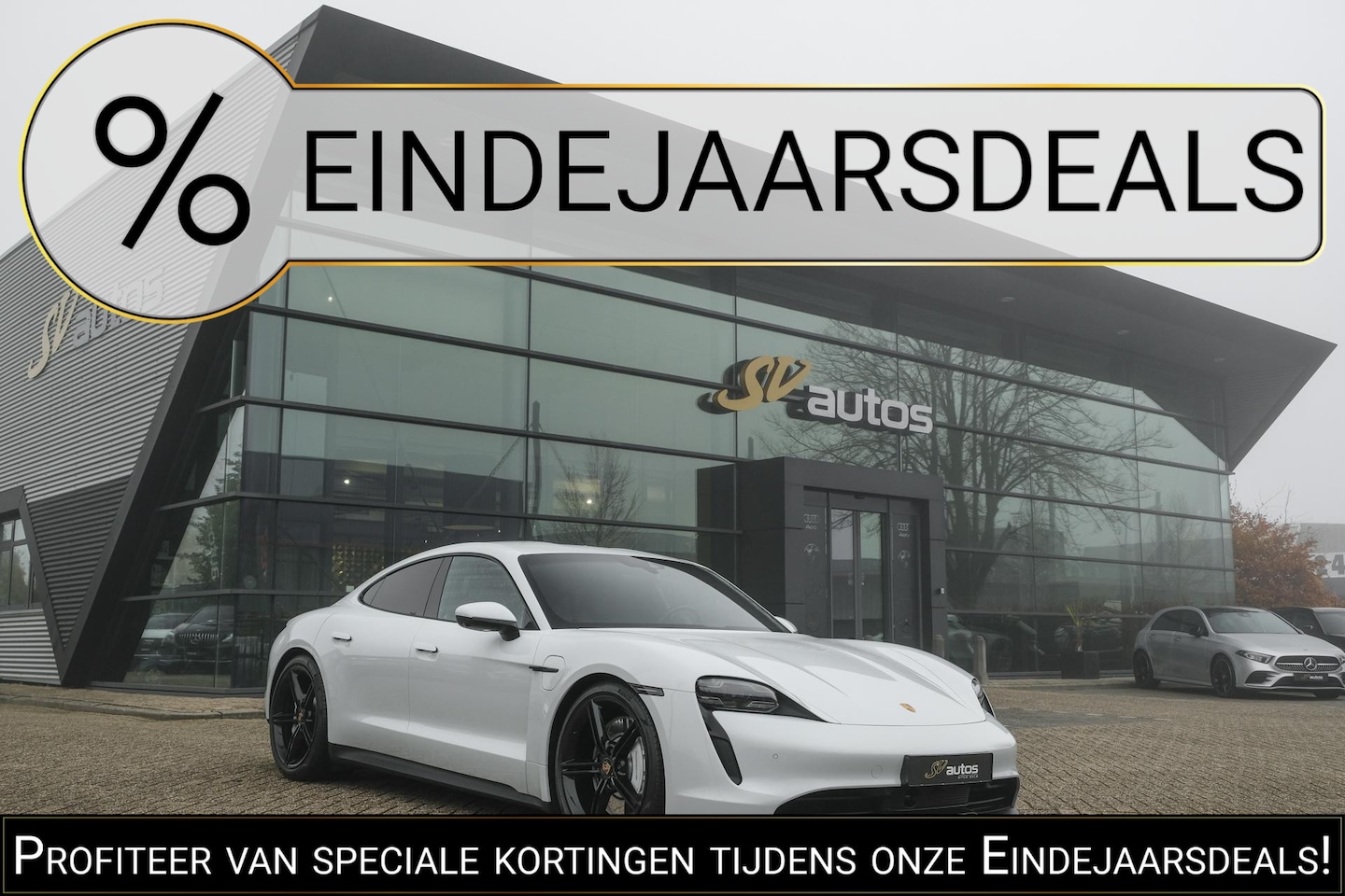 Porsche Taycan - 4S 571pk Performance Plus 93 kWh 4-wielsturing PSCB brakes *BTW* Bose Adaptieve sportstoel - AutoWereld.nl