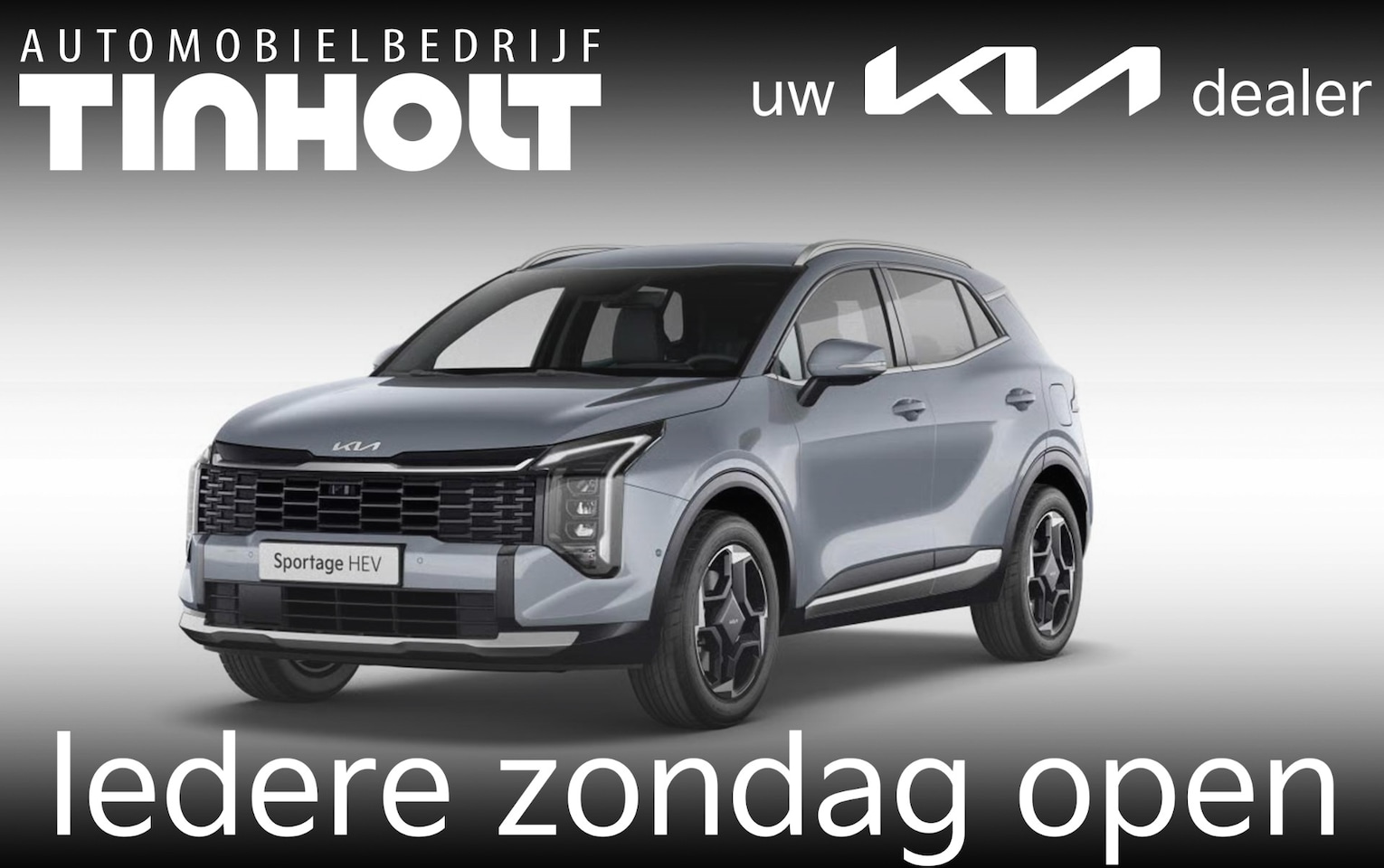 Kia Sportage - 1.6 T-GDi Hybrid DynamicPlusLine - Direct uit voorraad leverbaar - LUNAR SILVER - AutoWereld.nl