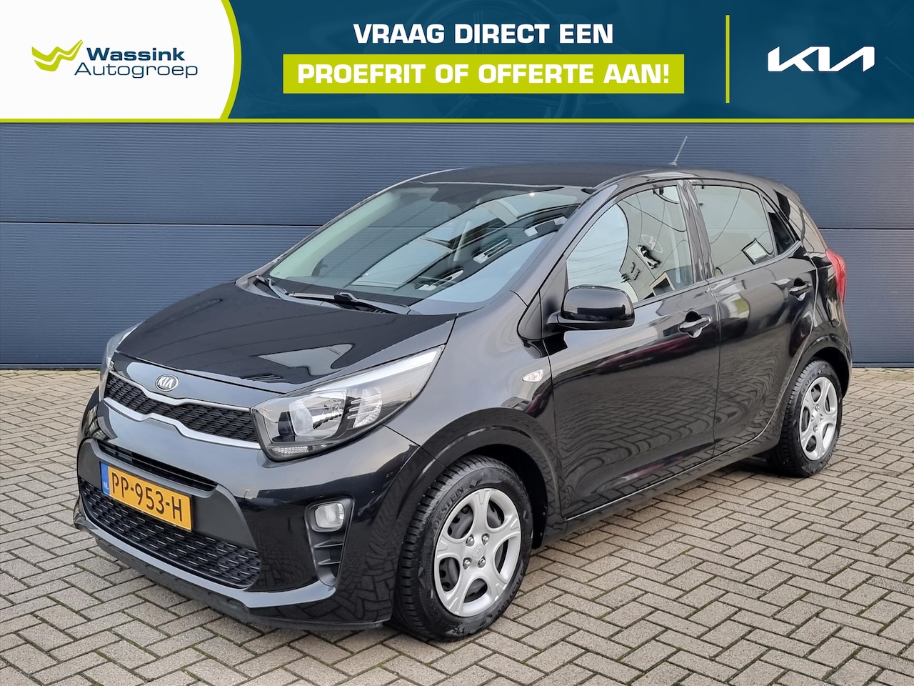 Kia Picanto - 1.0 CVVT 66 PK EconomyPlusLine | Airco | All Season Banden | - AutoWereld.nl