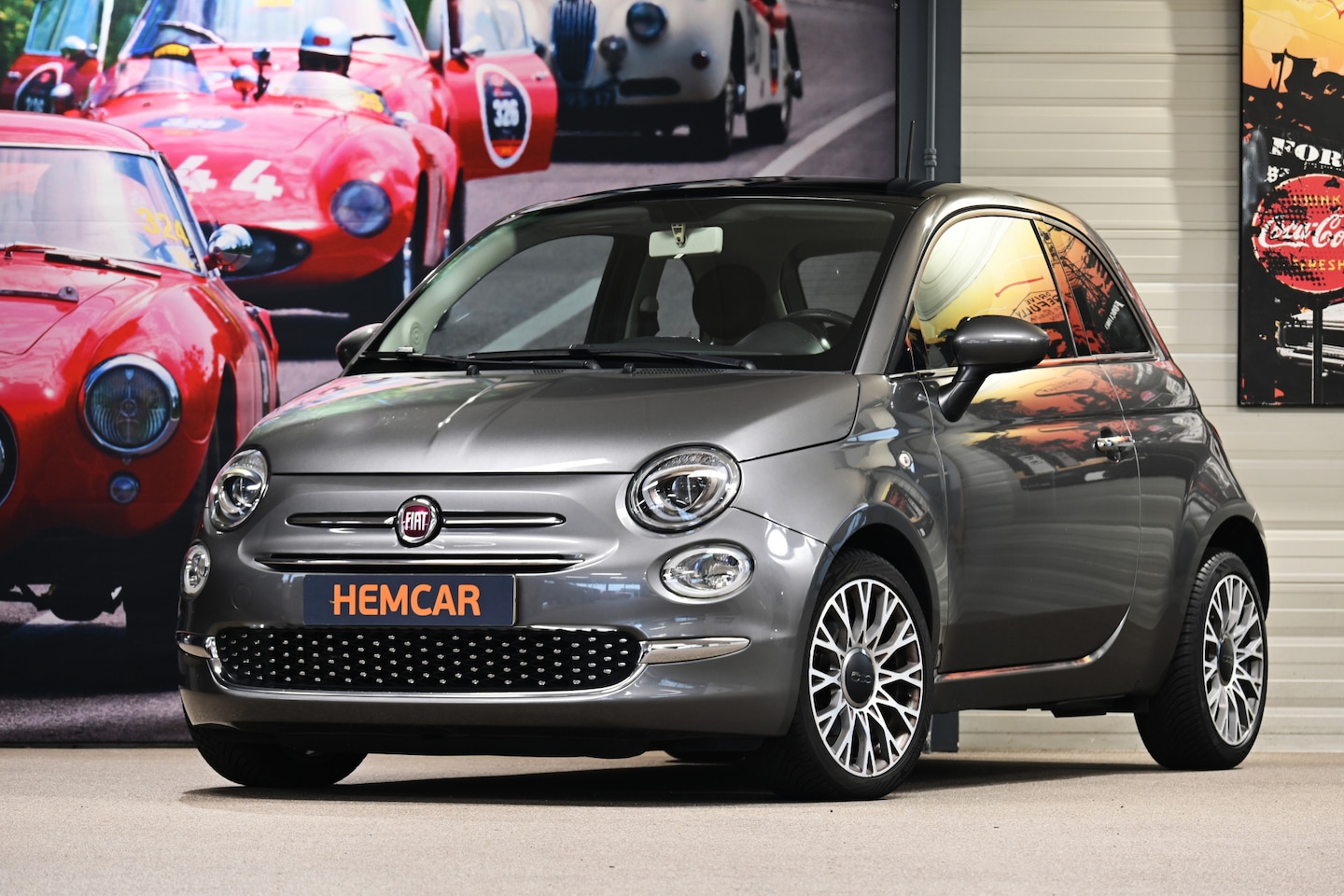 Fiat 500 - 0.9 TwinAir Turbo Lounge Navi / Leer / open dak - AutoWereld.nl