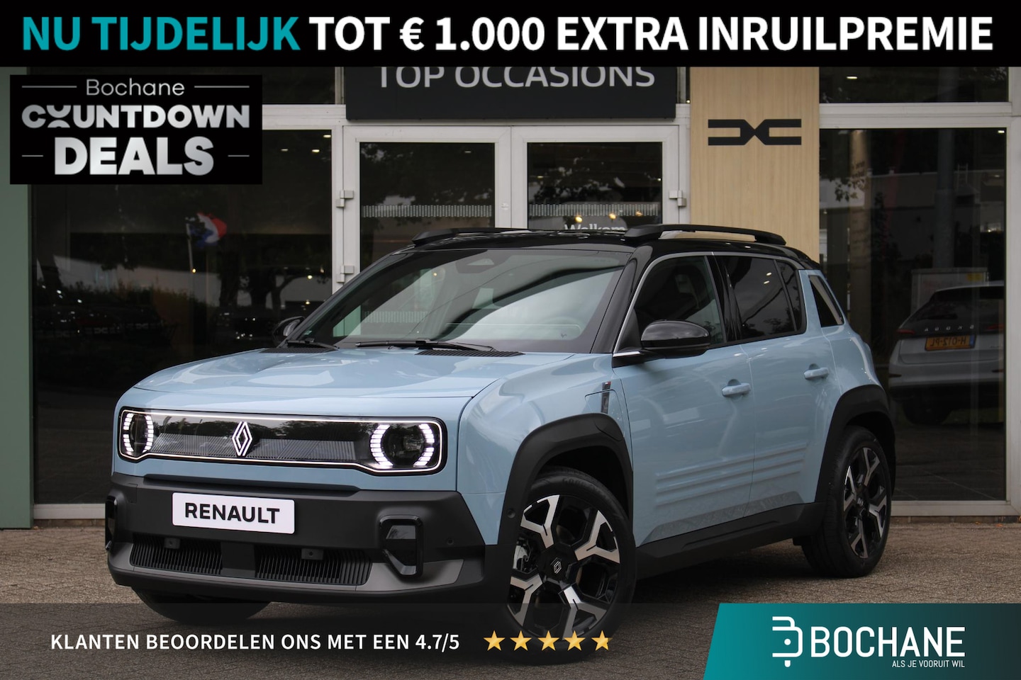 Renault 4 - comfort range techno 52 kWh | Demo voordeel | Winter pakket | Elektrische achterklep - AutoWereld.nl