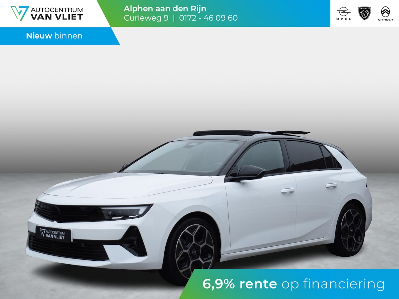 Opel Astra - 1.2 Turbo Hybrid Ultimate SCHUIFDAK | ALCANTARA | ACHTERUITRIJCAMERA MET SENSOREN | NAVI & - AutoWereld.nl