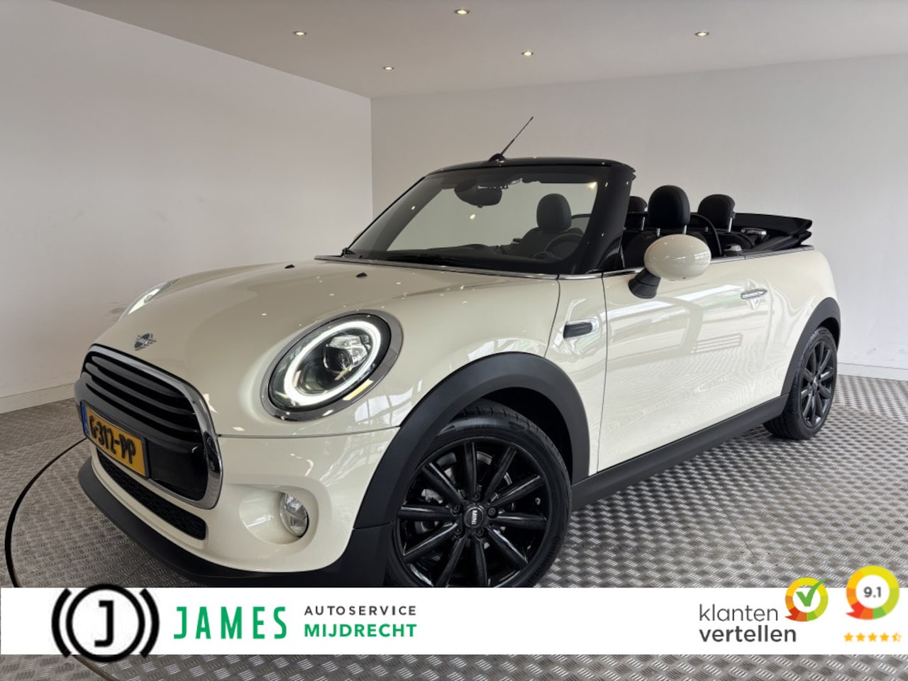 MINI Cabrio - Mini 1.5 Cooper Chili NL auto, Leder, - AutoWereld.nl