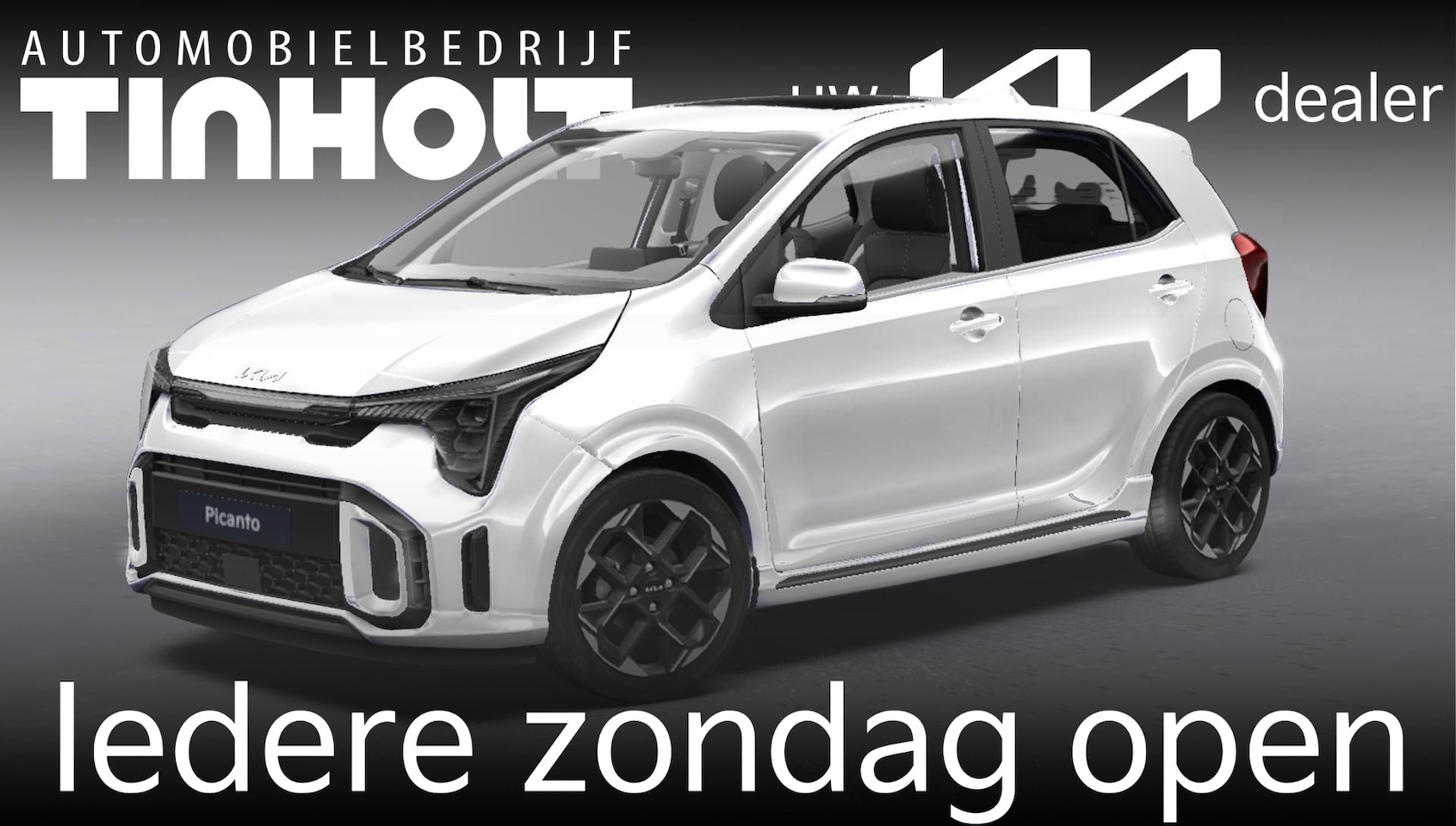 Kia Picanto - 1.0 GDi GT-Line - Direct uit voorraad leverbaar - CLEAR WHITE - AutoWereld.nl