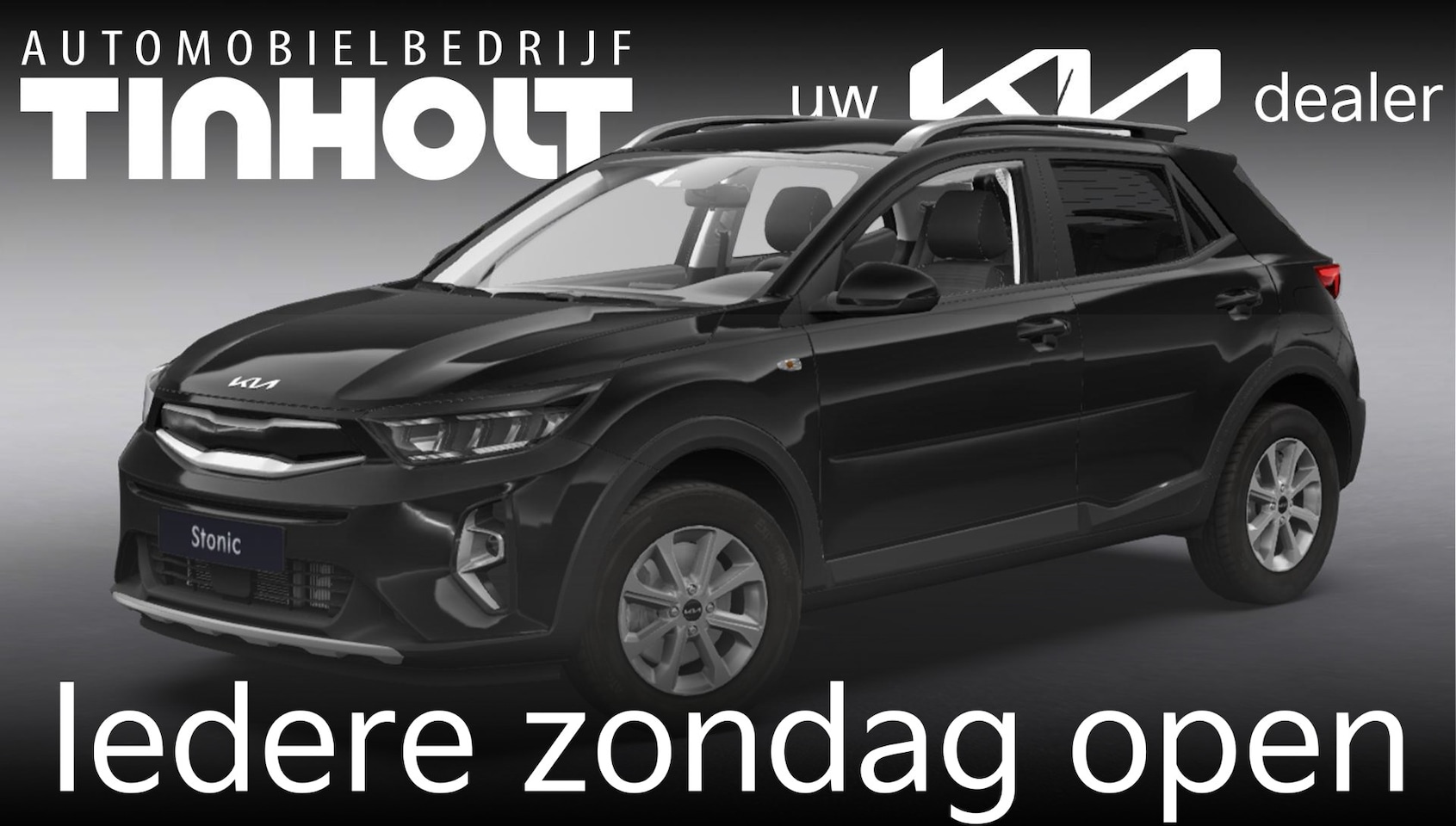 Kia Stonic - 1.0 T-GDi MHEV DynamicLine - Direct uit voorraad leverbaar - AURORA BLACK PEARL - AutoWereld.nl