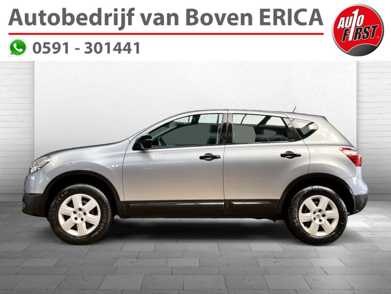 Nissan Qashqai - 1.6 Visia Cruise Airco Trekhaak BT Telefoon - AutoWereld.nl