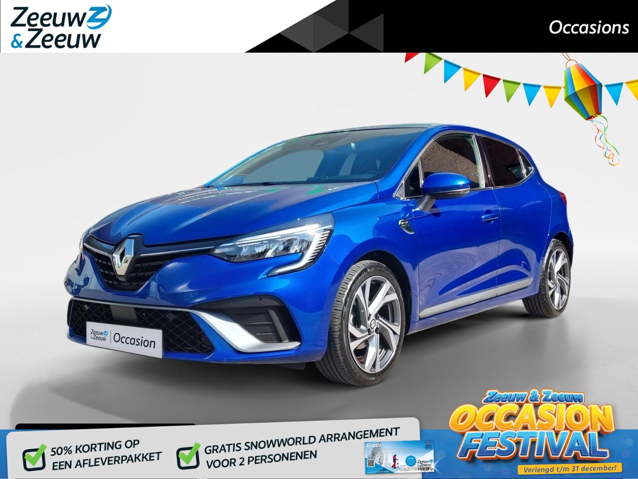 Renault Clio - 1.0 TCe 90 R.S. Line *Cruise control * Carplay * Achteruit camera * Lage KM * - AutoWereld.nl