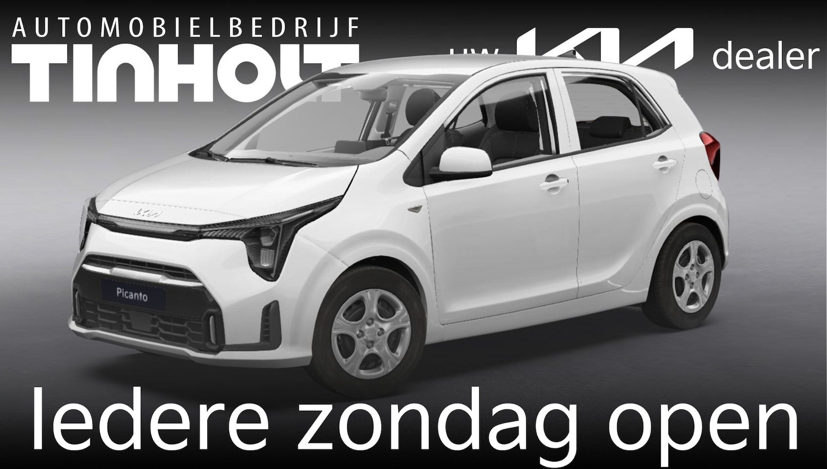 Kia Picanto - 1.0 GDi DynamicLine - Direct uit voorraad leverbaar - CLEAR WHITE - AutoWereld.nl