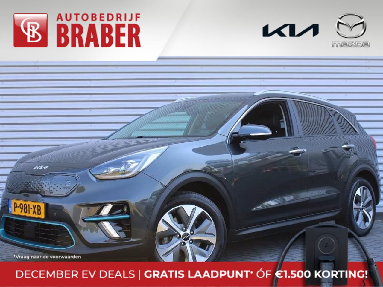 Kia e-Niro - DynamicPlusLine 64kWh | 3 Fase | Airco | BTW auto | Navi | Cruise | PDC | - AutoWereld.nl