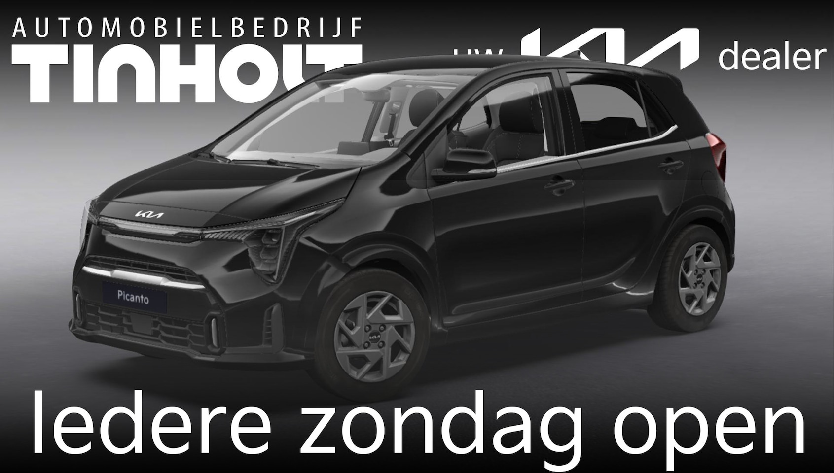 Kia Picanto - 1.0 GDi DynamicPlusLine - Direct uit voorraad leverbaar - AURORA BLACK PEARL - AutoWereld.nl