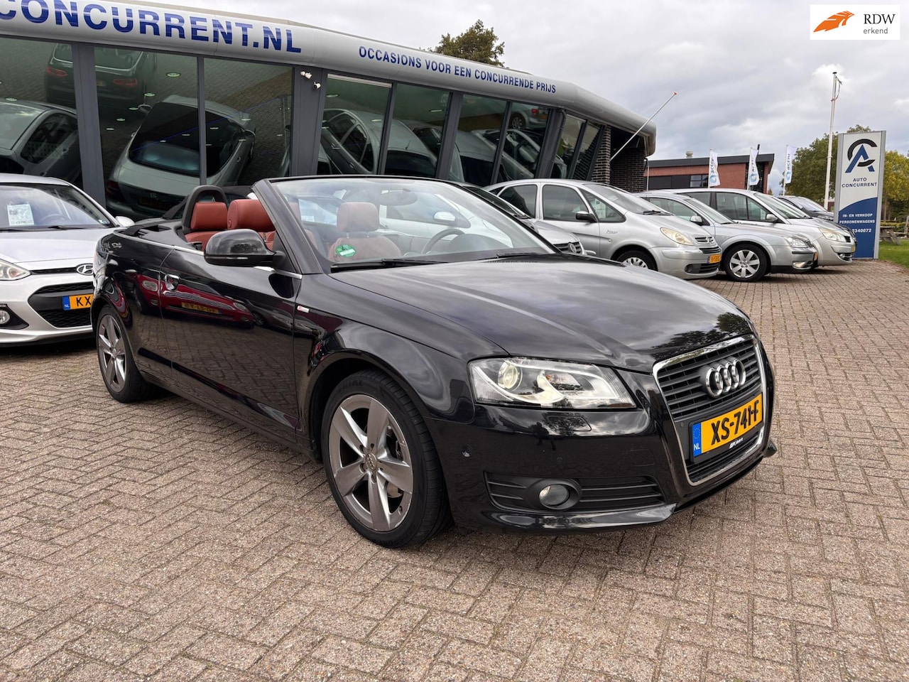 Audi A3 Cabriolet - 1.8 TFSI Attraction 1.8 TFSI Attraction, Leder, Xenon, Stoelverw, Inruil mogelijk. - AutoWereld.nl