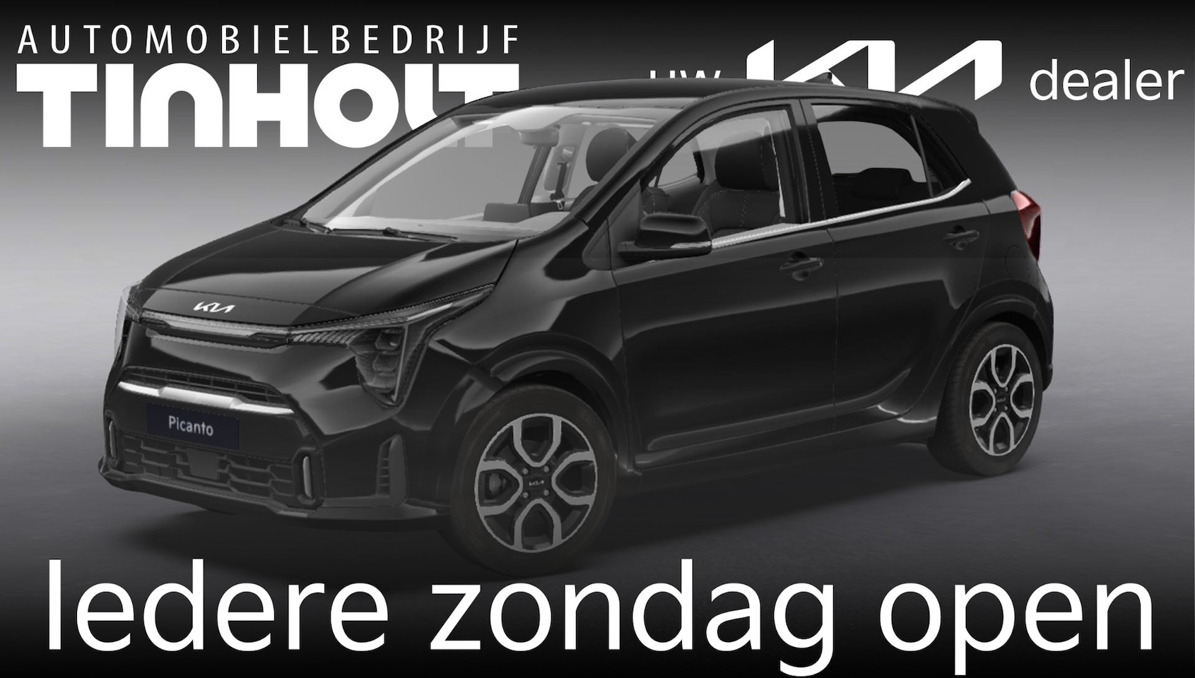 Kia Picanto - 1.0 GDi ExecutiveLine - Direct uit voorraad leverbaar - AURORA BLACK PEARL - AutoWereld.nl