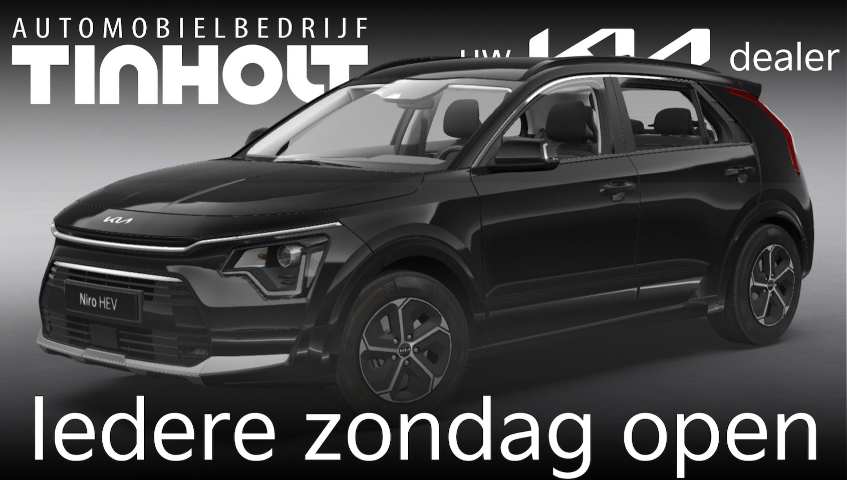 Kia Niro - 1.6 GDi Hybrid DynamicLine - Direct uit voorraad leverbaar - AURORA BLACK PEARL - AutoWereld.nl